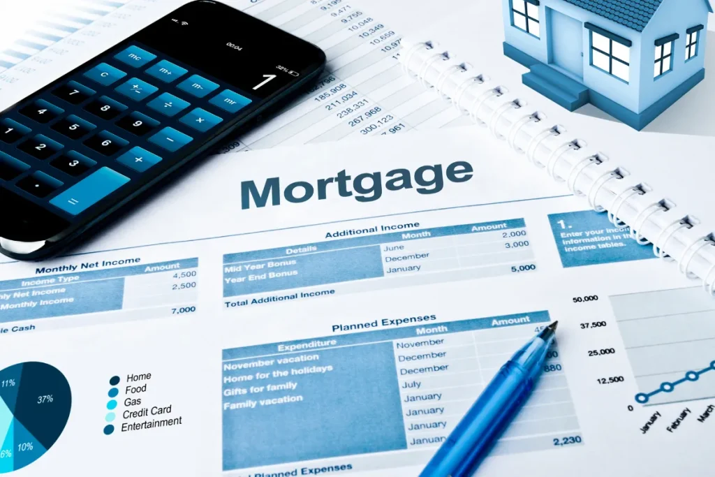 Financial preparation for buying a home, including mortgage planning, credit profile, and budget analysis.